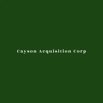 Cayson Acquisition